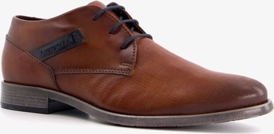 Bugatti heren veterschoenen Cognac