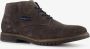 Bugatti hoge bruine suede heren veterschoenen Echt leer - Thumbnail 1