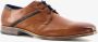 Bugatti leren heren veterschoenen Cognac - Thumbnail 2