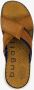 Bugatti leren slippers met leren voetbed cognac - Thumbnail 5