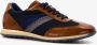 Bugatti leren heren sneakers cognac Uitneembare zool - Thumbnail 2