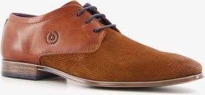 Bugatti leren heren veterschoenen cognac Echt leer