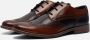 Bugatti Schoenen met perforatie businessmode lage schoen veterschoen in contrastlook - Thumbnail 1