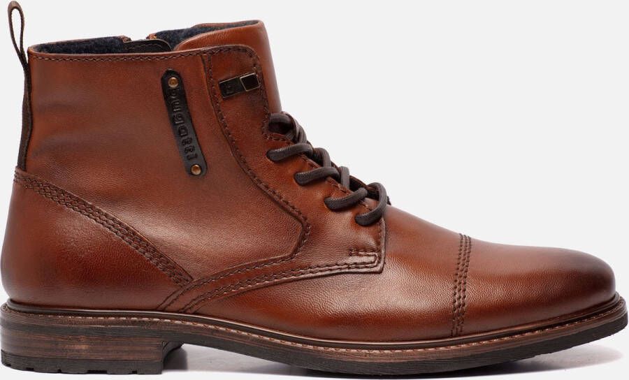 Bugatti Veterboots Cognac Leer 392201 Heren Leer
