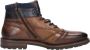 Bugatti Stijlvolle leren herenlaarzen Brown Heren - Thumbnail 1
