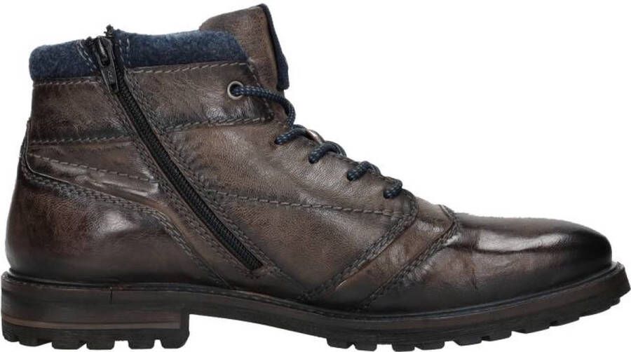 Bugatti Masat Comfort Veterschoenen Hoog Donkergrijs