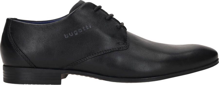 Bugatti leren heren veterschoenen suede glad leer Blauw Echt leer