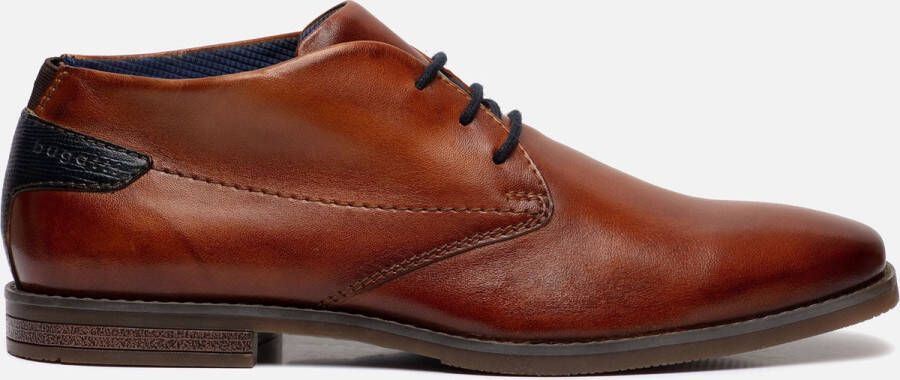 Bugatti Menello Veterschoenen cognac Leer Heren