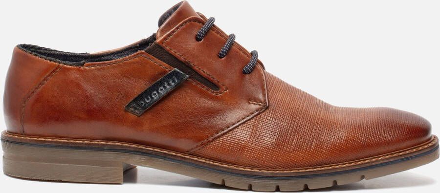 Bugatti Veterschoenen Cognac Leer 312201 Heren