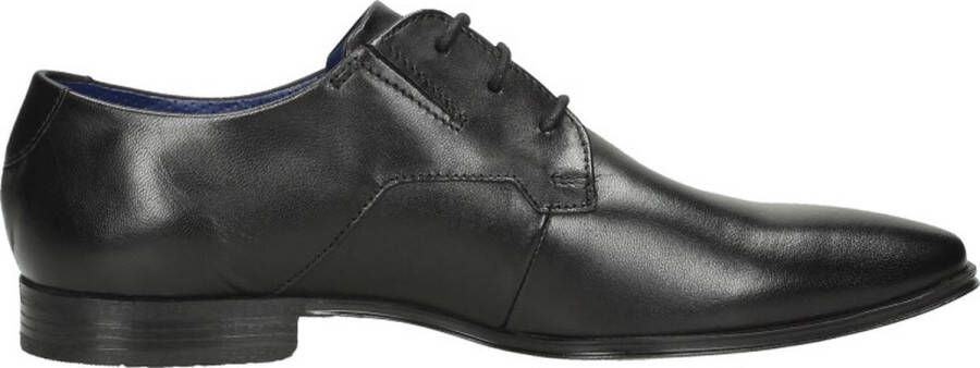 Bugatti Zwarte Veterschoenen Black Heren