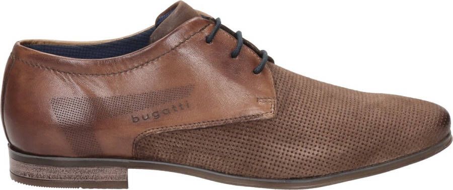 Bugatti Morino veterschoenen grijs Imitatieleer Heren