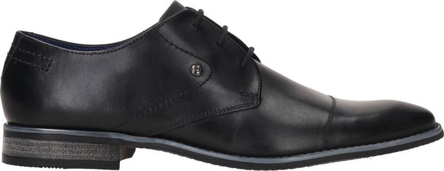 Bugatti Veterschoenen met sierstiksels smalle vorm vrijetijdsschoen lage schoen veterschoen