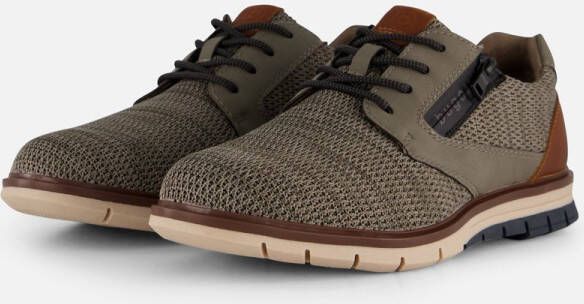 Bugatti Sandman Sneakers groen Textiel