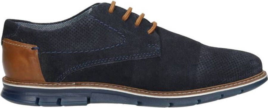 Bugatti Simone Comfort Veterschoenen Laag blauw