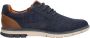 Bugatti Simone Comfort Veterschoenen Laag Blauw - Thumbnail 1