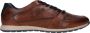 Bugatti Casual leren sneakers met versterkte hiel Brown Heren - Thumbnail 6