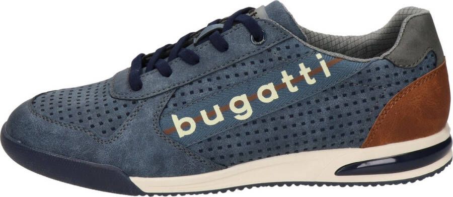 Bugatti Sneakers Blauw Imitatieleer 301356 Heren Kunstleer
