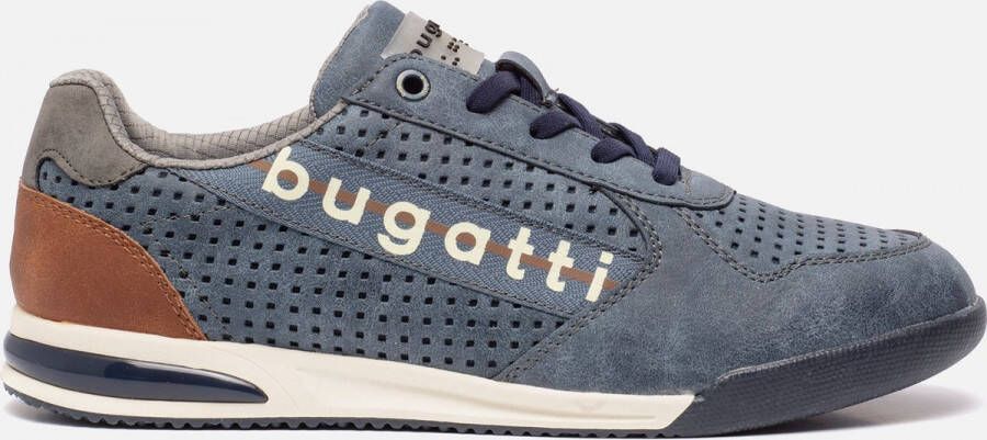 Bugatti Sneakers Blauw Imitatieleer 301356 Heren Kunstleer