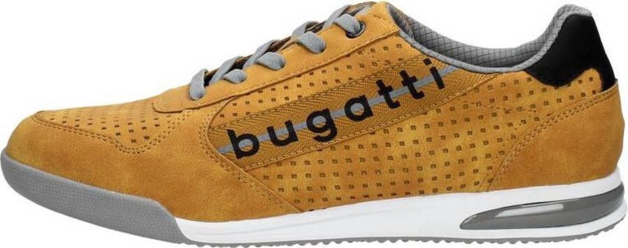 Bugatti Sneakers Geel Imitatieleer 301355 Heren Kunstleer