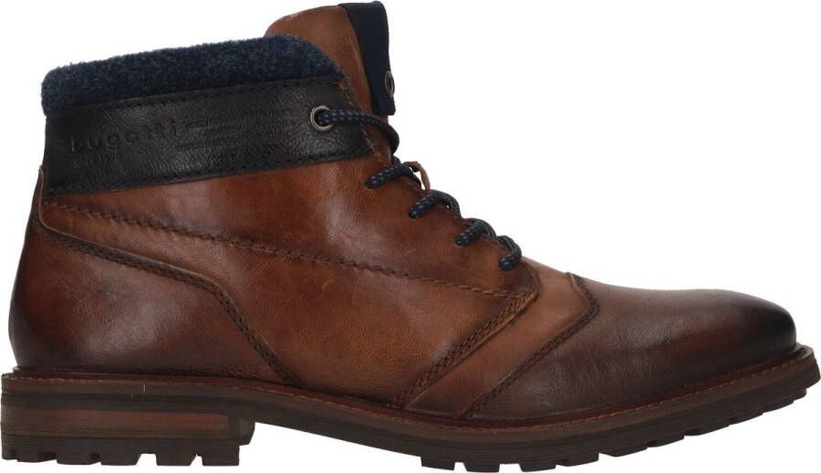 Bugatti Masat Comfort Veterschoenen Hoog cognac