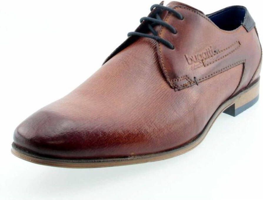 Bugatti Bruine Veterschoenen Mattia Cognac