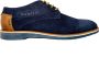 Bugatti Veterschoenen met contrastkleurige hielinzet - Thumbnail 1
