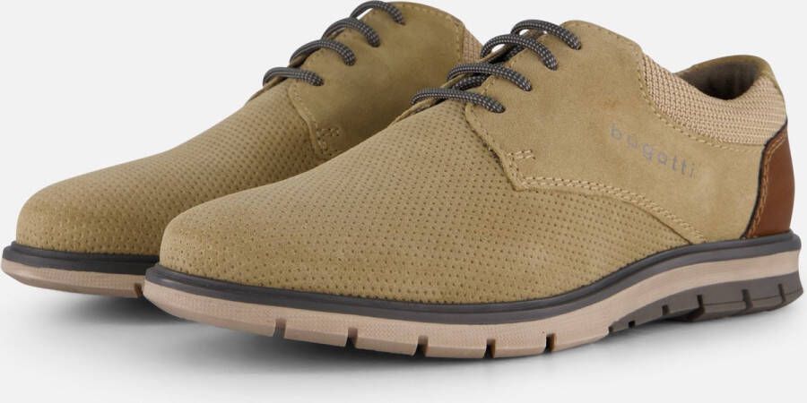 Bugatti Veterschoenen beige Suede