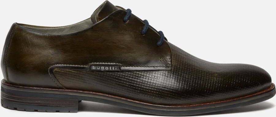 Bugatti Zanerio Veterschoenen groen Leer Heren