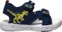 Bull Boys BBCL2105 velcro's LED lampje dino sandalen navy - Thumbnail 1