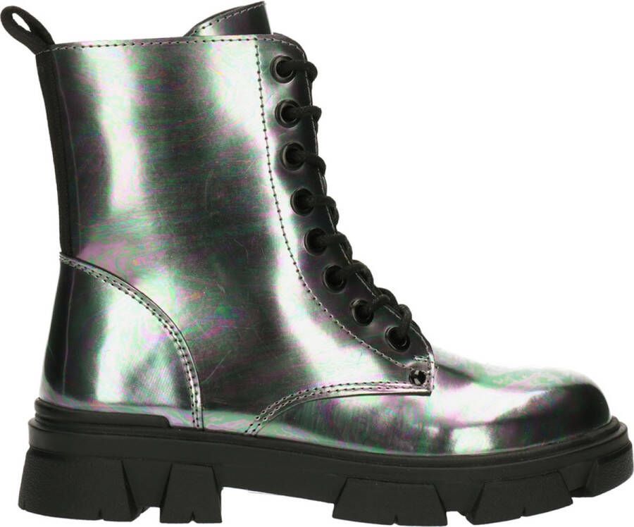 Bullboxer Aaf504 Veterboots Laarzen Met Veters Meisjes Multi