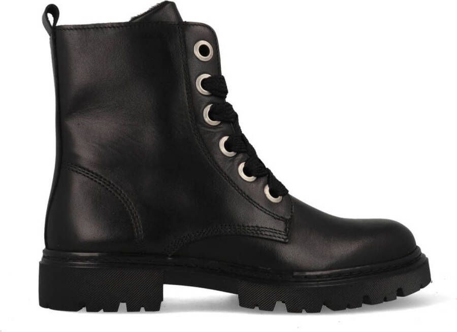 Bullboxer Ajs506 Veterboots Laarzen Met Veters Zwart