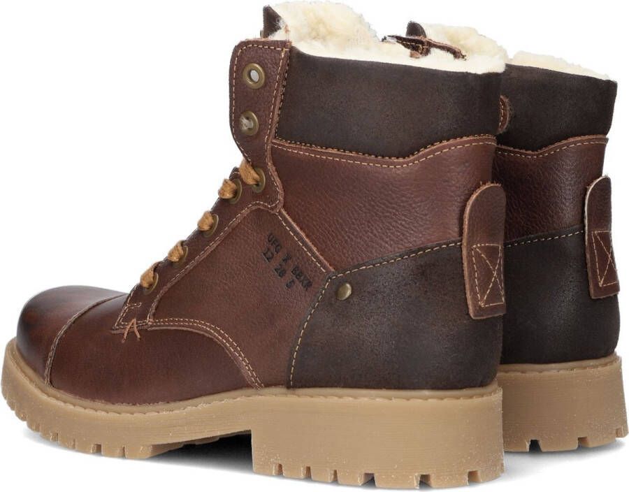Bullboxer All518 Veterboots Laarzen Met Veters Jongens Bruin