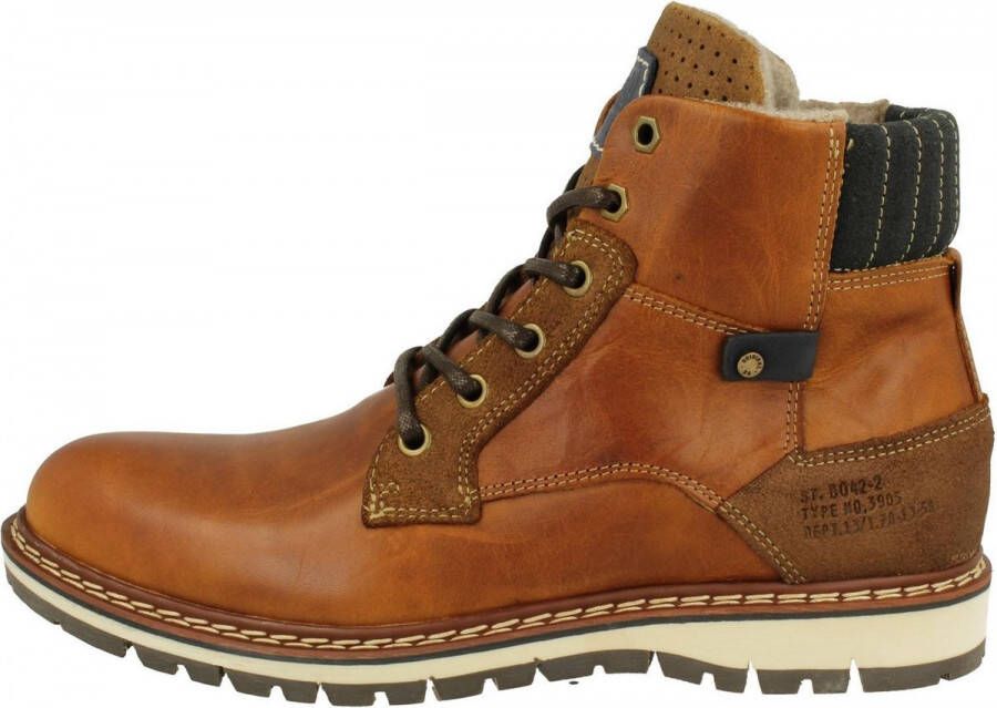 Bullboxer Ankle Boot Men Tan Cognac 44 Laarzen