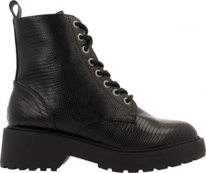 Bullboxer Ankle Boot Women Croco Black 39 Laarzen