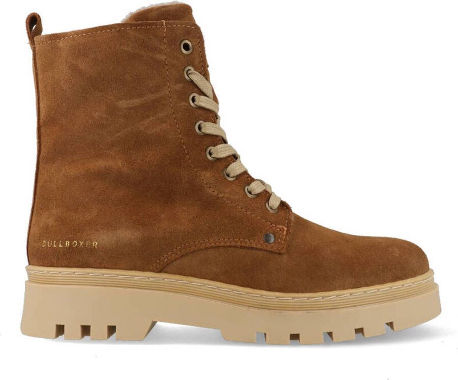 Bullboxer Boot Tan Cognac 34 Laarzen