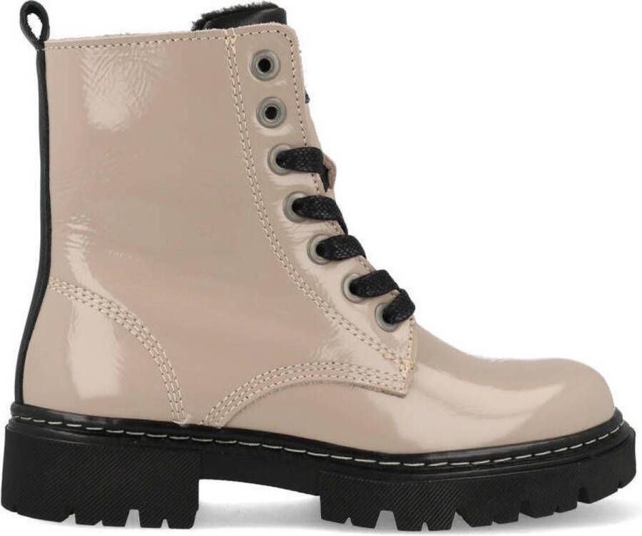 Bullboxer Ajs500 Veterboots Laarzen Met Veters Taupe
