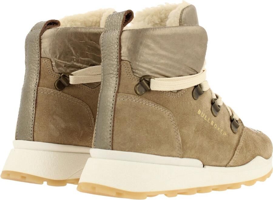 Bullboxer Beige Suède Enkelboots met Stijlvolle Details Beige - Foto 7