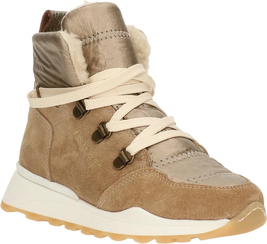 Bullboxer Beige Suède Enkelboots met Stijlvolle Details Beige - Foto 4