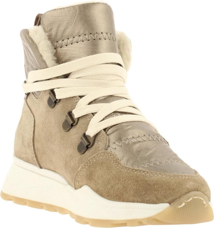 Bullboxer Beige Suède Enkelboots met Stijlvolle Details Beige - Foto 3
