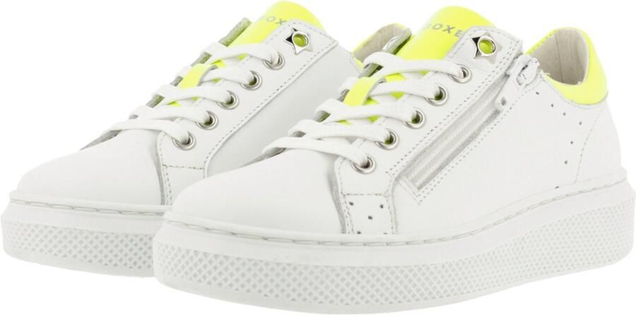 Bullboxer Alg000e5l Lage sneakers Leren Sneaker Meisjes Wit - Foto 8