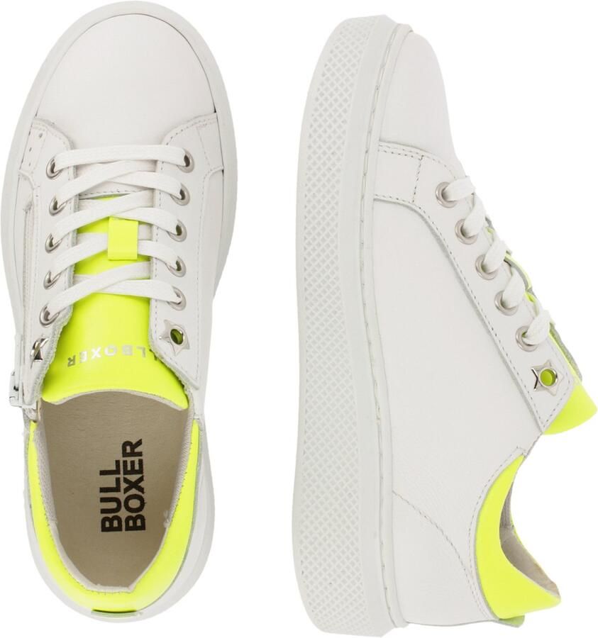 Bullboxer Alg000e5l Lage sneakers Leren Sneaker Meisjes Wit - Foto 4