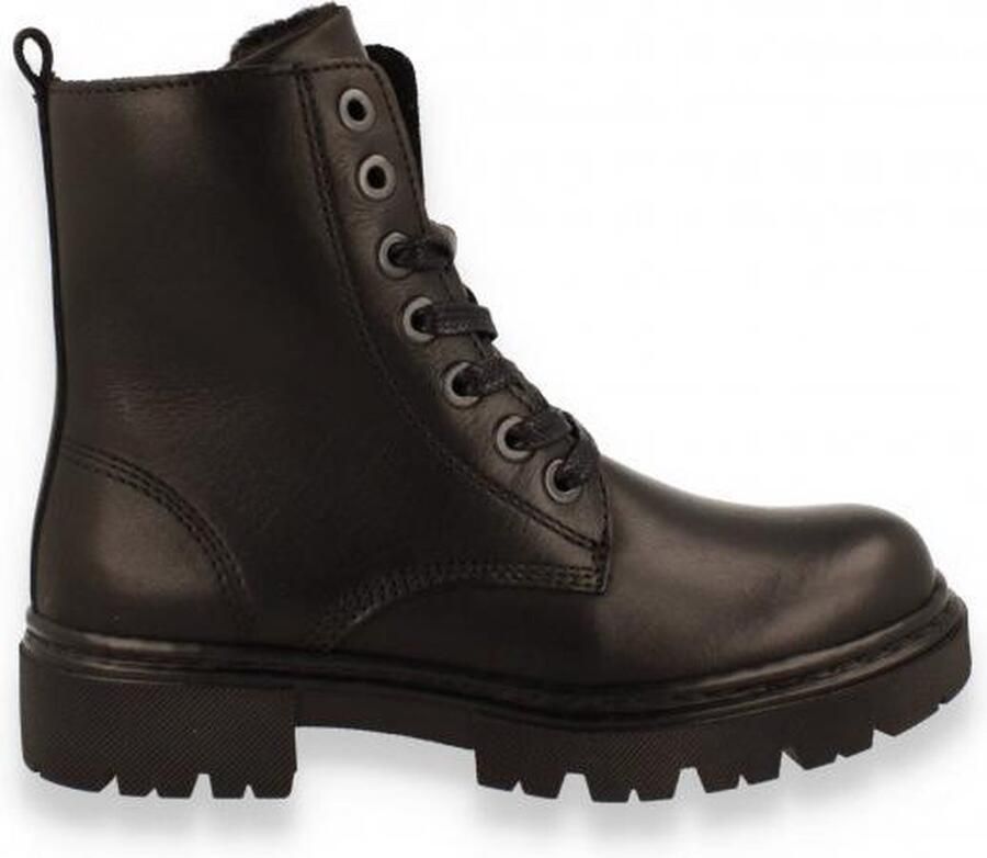 Bullboxer Ajs500 Veterboots Laarzen Met Veters Zwart
