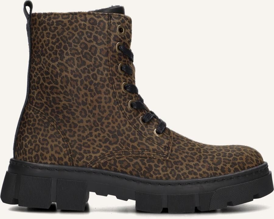 Bullboxer Diyona Ankle Veterboots Laarzen Met Veters Meisjes Kids Cognac - Foto 2