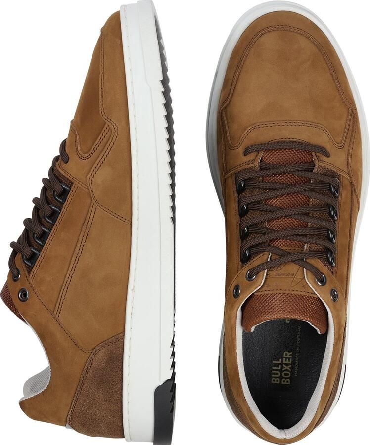 Bullboxer Lace-Up Male Tan Cogna Sneakers Veterschoenen - Foto 3