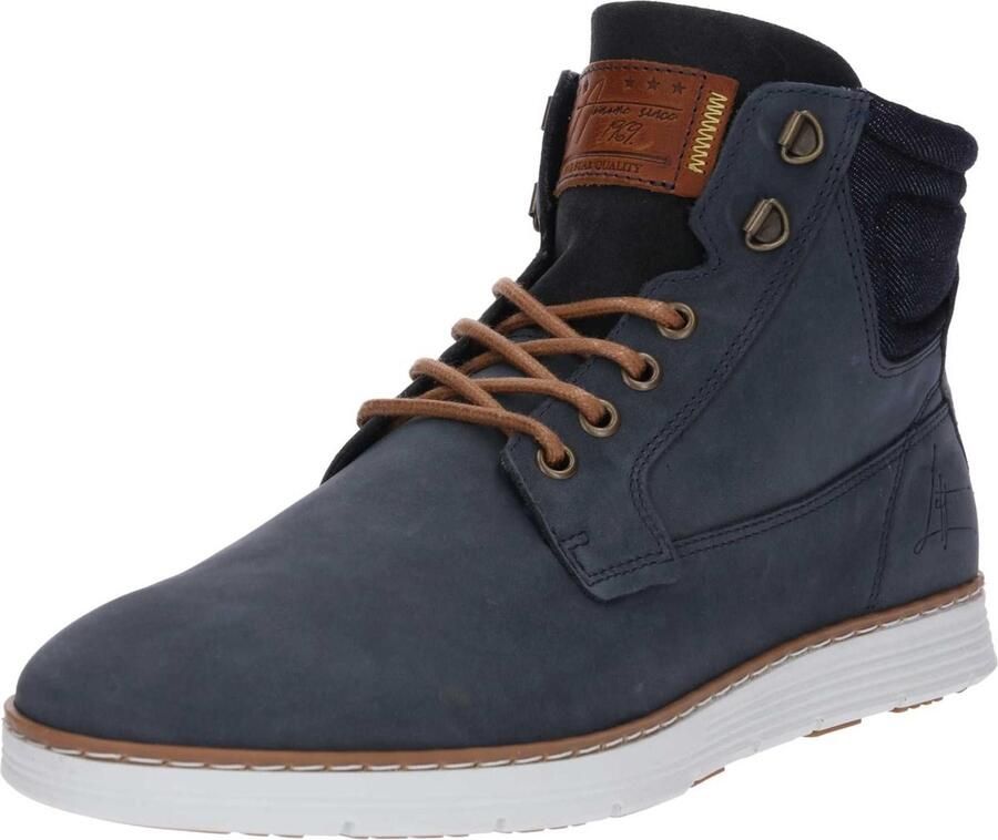 Bullboxer sneakers hoog Navy