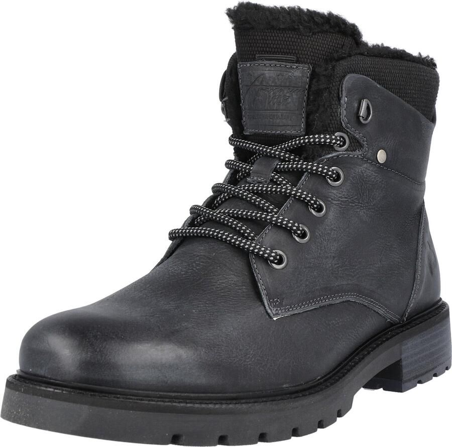 Bullboxer veterboots Zwart-40 (40)