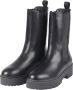 Bullboxer 612505E6L CHELSEA BLOKHAK Zwart Leer Chelsea boots Dames - Thumbnail 11
