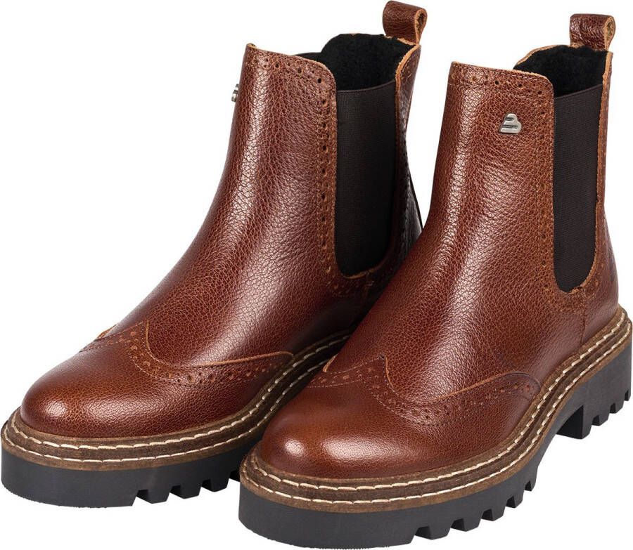 Bullboxer Stijlvolle Chelsea Boots voor Dames Brown Dames