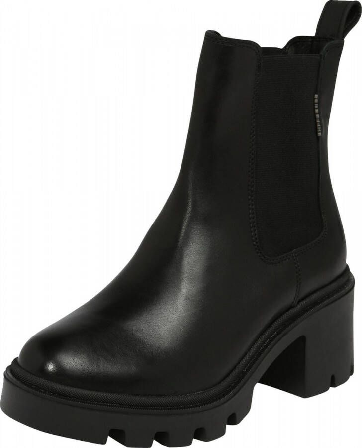 Bullboxer 612505E6L CHELSEA BLOKHAK Zwart Leer Chelsea boots Dames