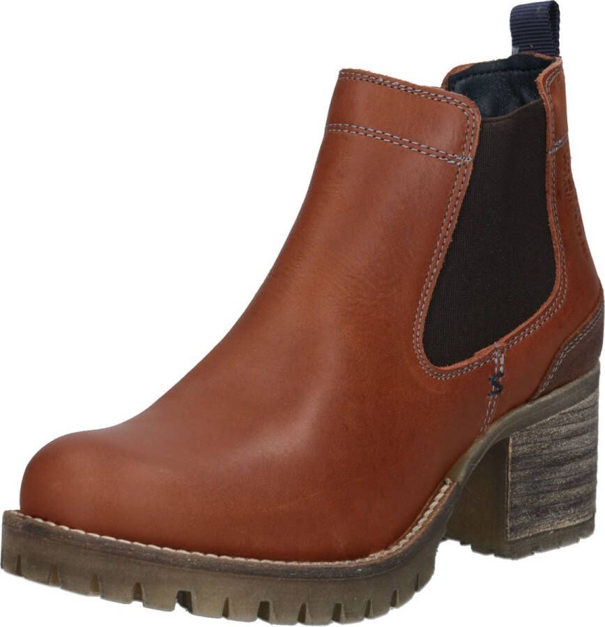 Bullboxer Boot Dames Trend Bikerboot Cognac